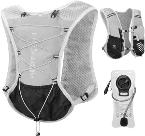 Hydro Pack Running Vest for Men Women, Hydration Backpack with 2L Water Badder, Lightweight Water Vest