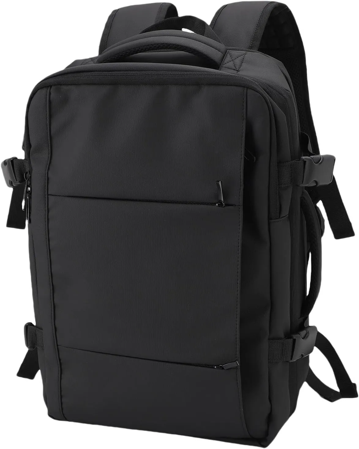 Hyuduo Expandable Vacuum Compression Backpack Lock Design Rain Proof Travel Business Trip Backpack with Ergonomic Straps and Spacious Compartments for and Work
