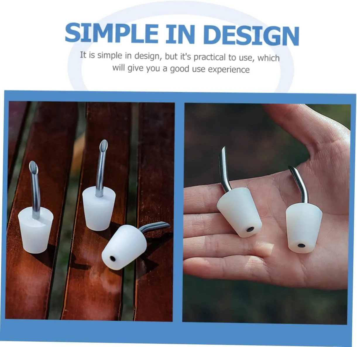 IMIKEYA 3pcs Stainless Steel Tea Kettle Extension Spout Portable Pourer for Camping Lightweight Easy to Install for Outdoor Use Prevents Spills Practical Design