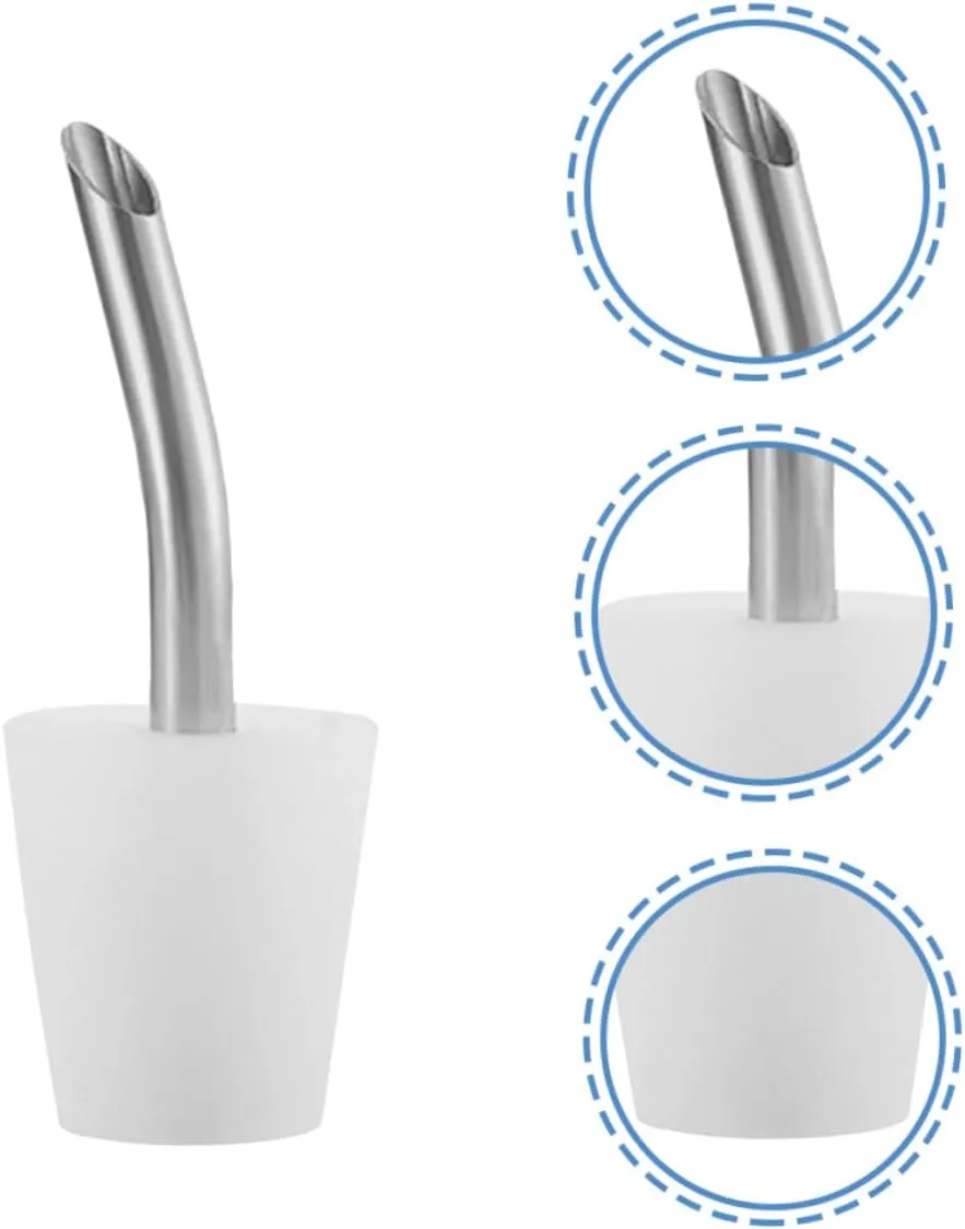 IMIKEYA 3pcs Stainless Steel Tea Kettle Extension Spout Portable Pourer for Camping Lightweight Easy to Install for Outdoor Use Prevents Spills Practical Design