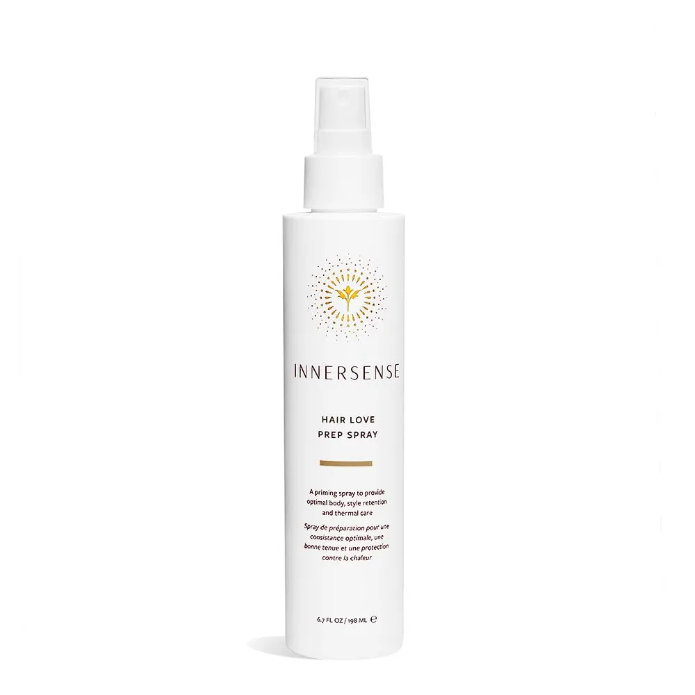 INNERSENSE Organic Beauty - Natural Hair Love Prep Spray For Body, Style Retention   Thermal Care | Non-Toxic, Cruelty-Free, Clean Haircare (Full Size, 6 fl oz | 198 ml)