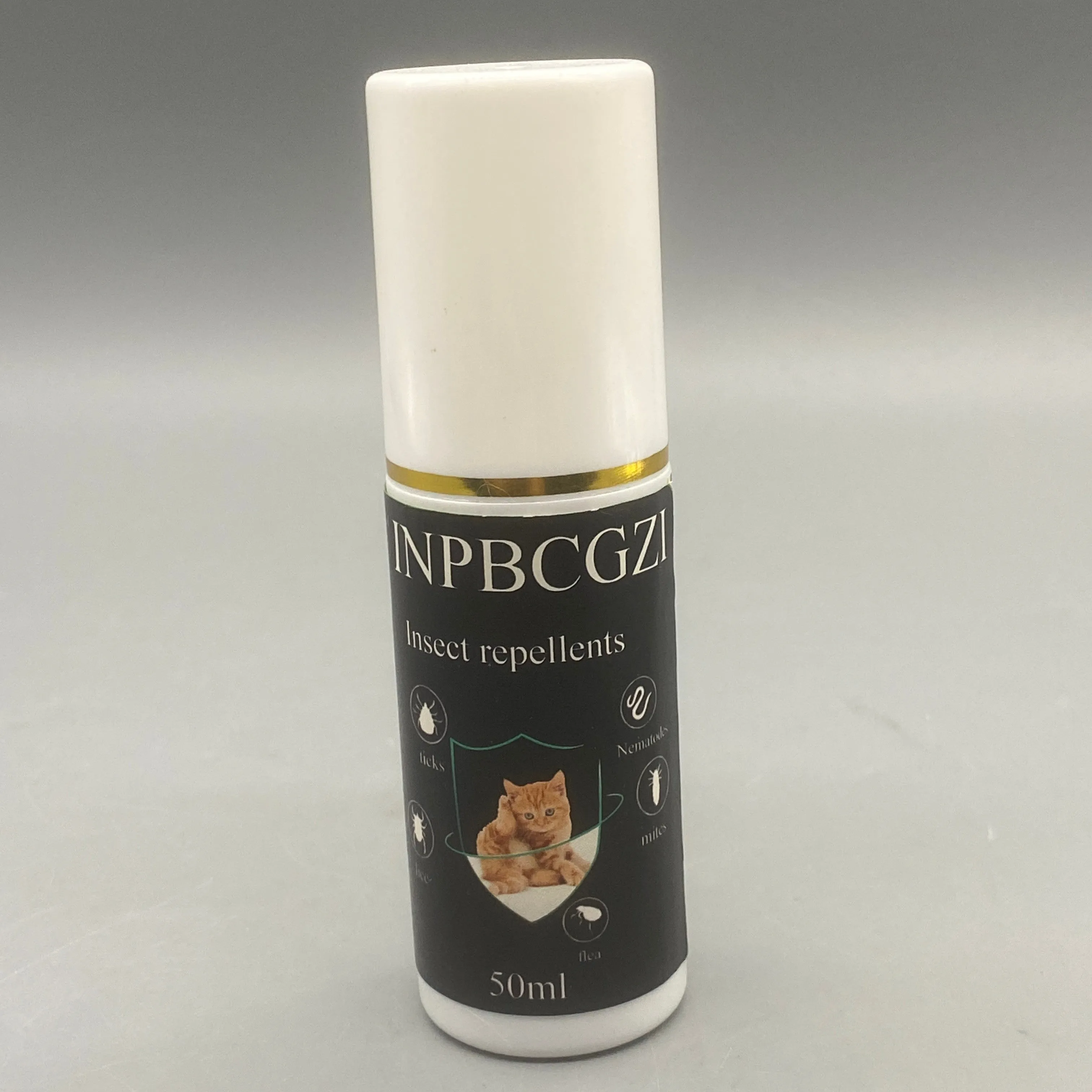 INPBCGZI Insect Repellent, 50ml, Natural Lemon Grass, Cedarwood, Eucalyptus Oils, Safe & Effective, Daily Use for Pest Prevention