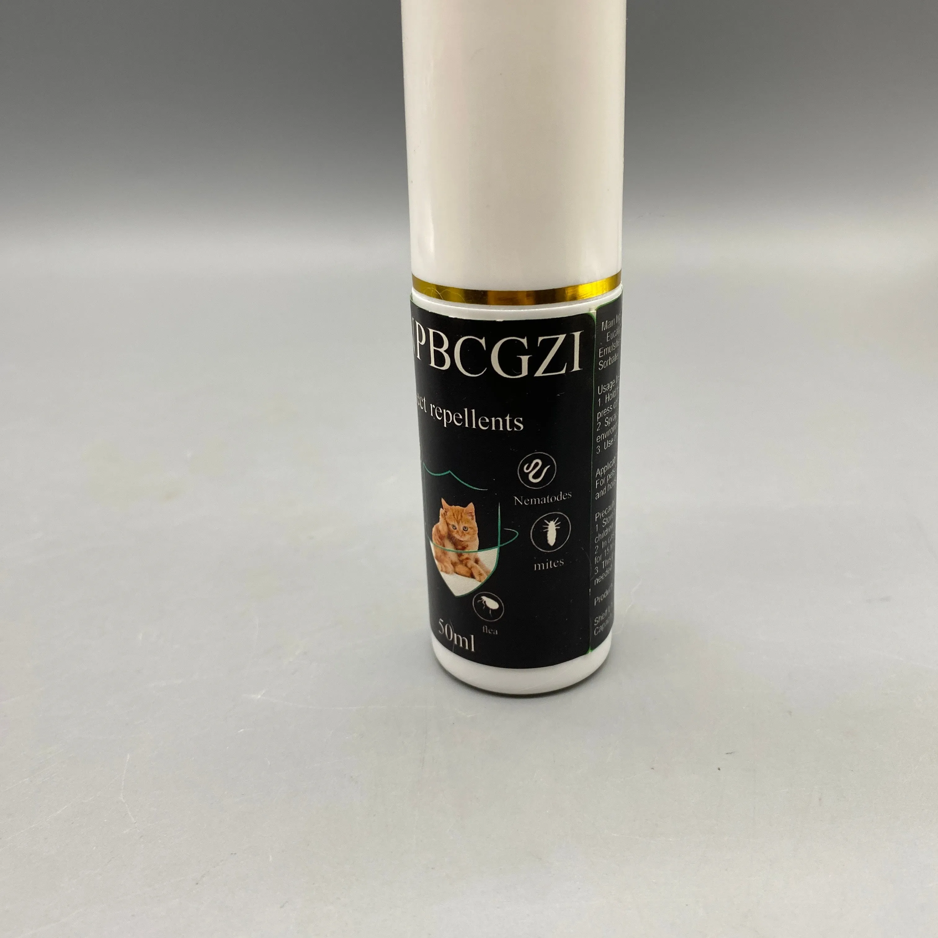 INPBCGZI Insect Repellent, 50ml, Natural Lemon Grass, Cedarwood, Eucalyptus Oils, Safe & Effective, Daily Use for Pest Prevention