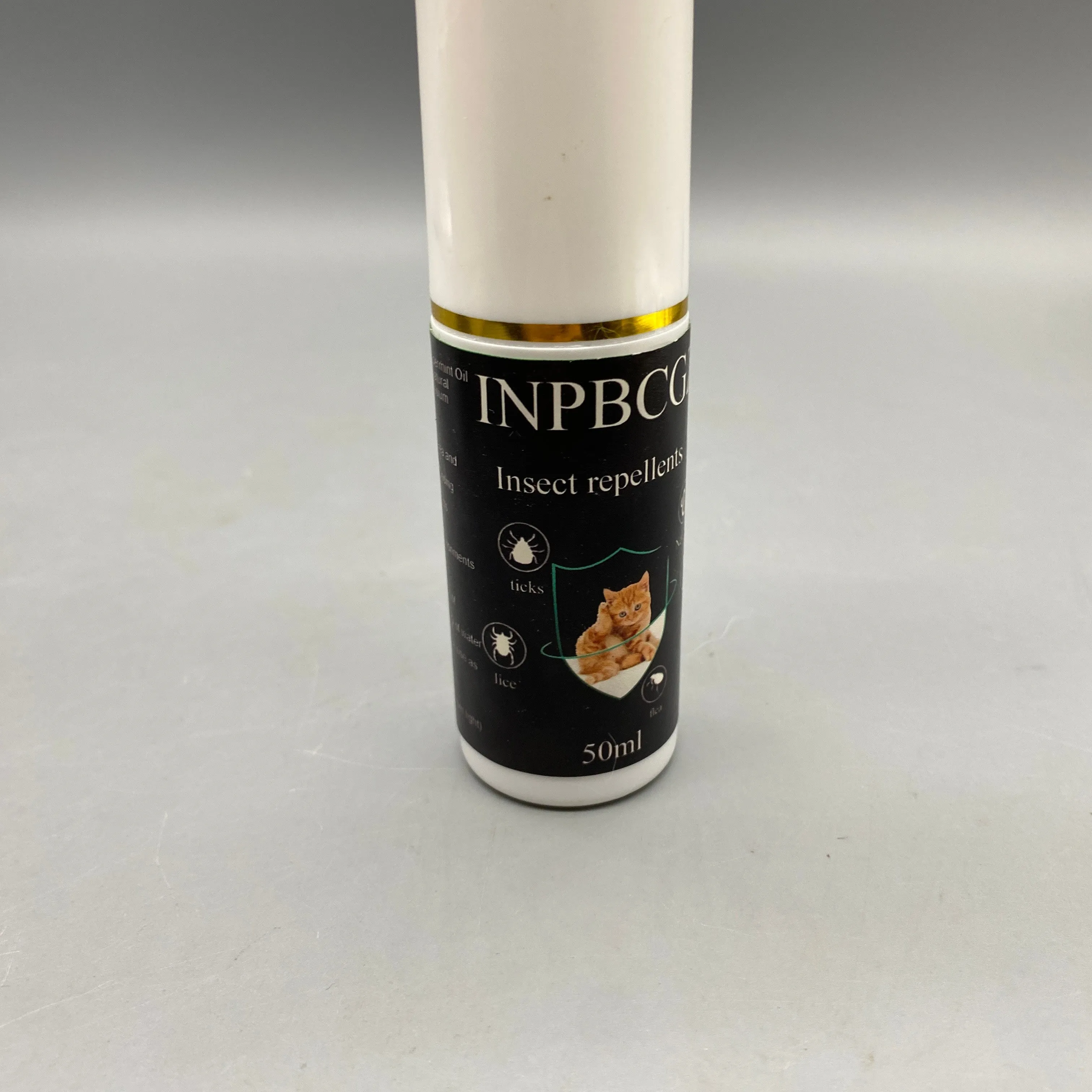 INPBCGZI Insect Repellent, 50ml, Natural Lemon Grass, Cedarwood, Eucalyptus Oils, Safe & Effective, Daily Use for Pest Prevention