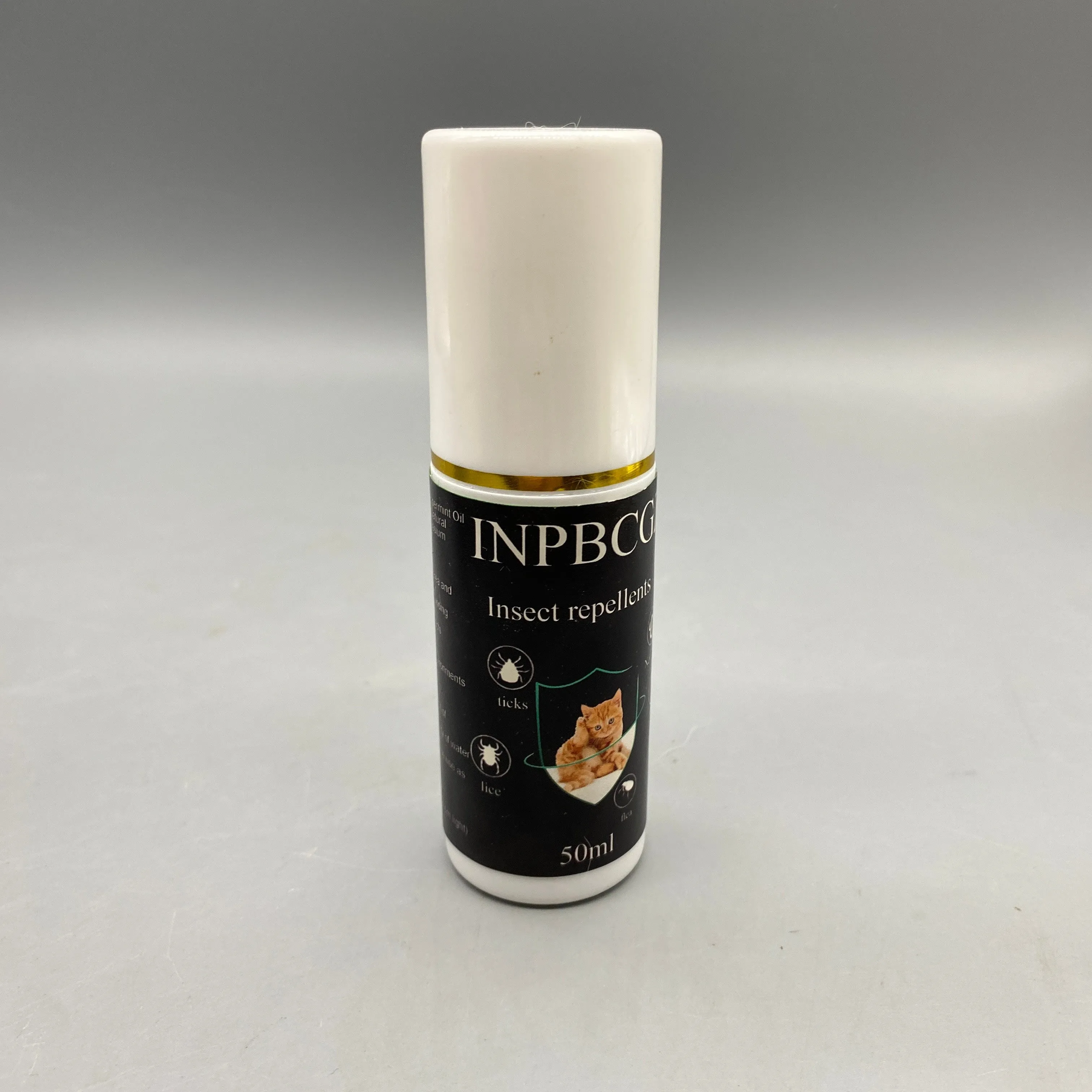 INPBCGZI Insect Repellent, 50ml, Natural Lemon Grass, Cedarwood, Eucalyptus Oils, Safe & Effective, Daily Use for Pest Prevention