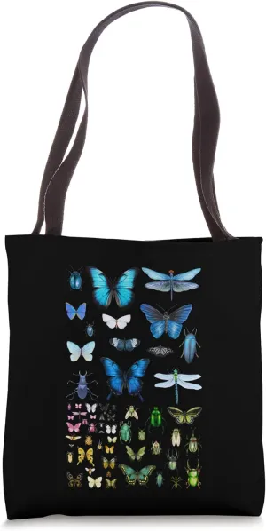 Insect Specimen Collection Design by Gilded Lillie Tote Bag