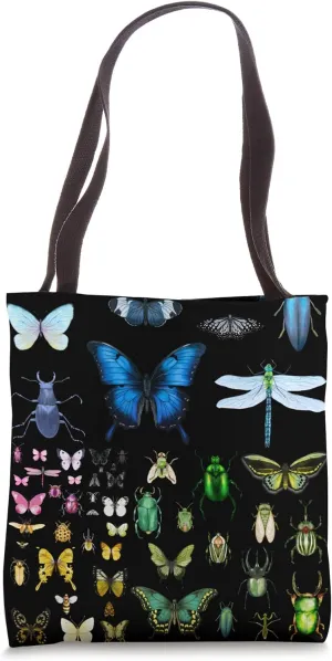 Insect Specimen Collection Design by Gilded Lillie Tote Bag