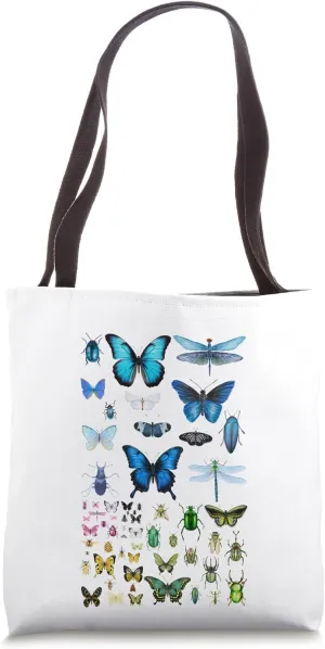 Insect Specimen Collection Design by Gilded Lillie Tote Bag
