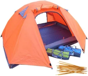 Instant Pop Up Camping Tents, Outdoor Family Tent Lightweight Waterproof Sun Shade Easy Setup Festival Dome Tent