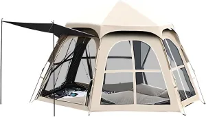 Instant Tent 4 Person Camping Tent Instant Pop Up Tent Caseta De Camping Large Tent Family Size Tent