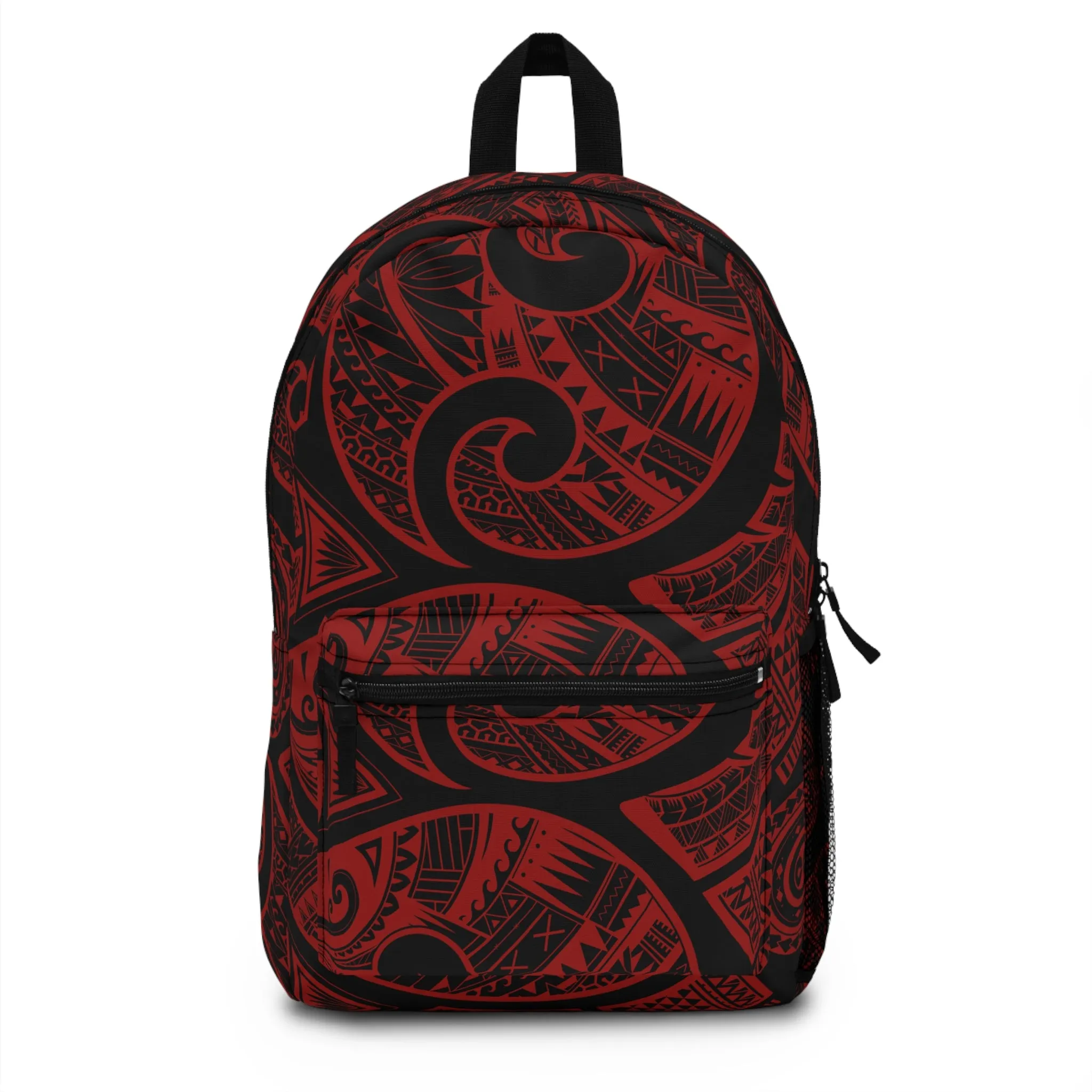 Island Tribal Red Lightweight Travel Backpack
