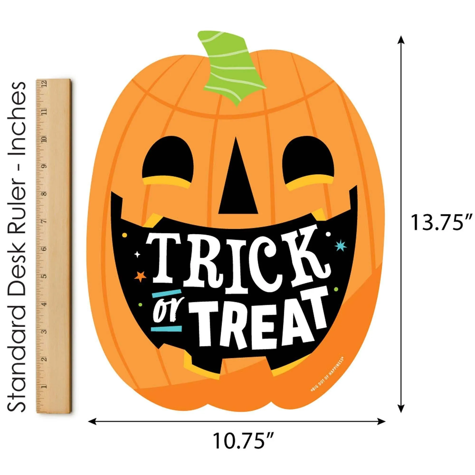 Jack-O'-Lantern Halloween - Outdoor Lawn Sign - Kids Halloween Party Yard Sign - 1 Piece