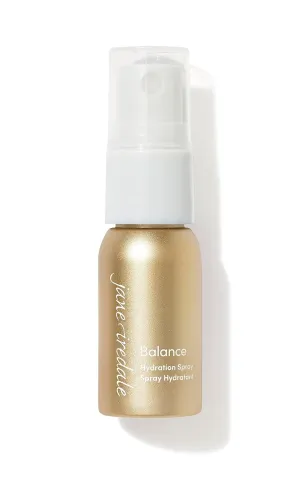 jane iredale Balance Hydration Spray, Natural Moisture-Locking Facial Mist Tones Skin and Sets Makeup for a Natural Finish, Vegan, Gluten-Free
