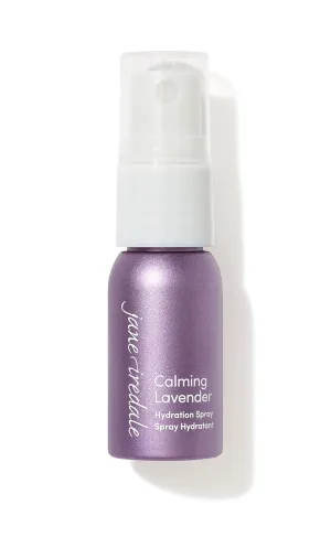 jane iredale Calming Lavender Hydration Spray, Natural Moisture-Locking Facial Mist Soothes Redness & Sets Makeup for a Natural Finish, Vegan, Gluten-Free
