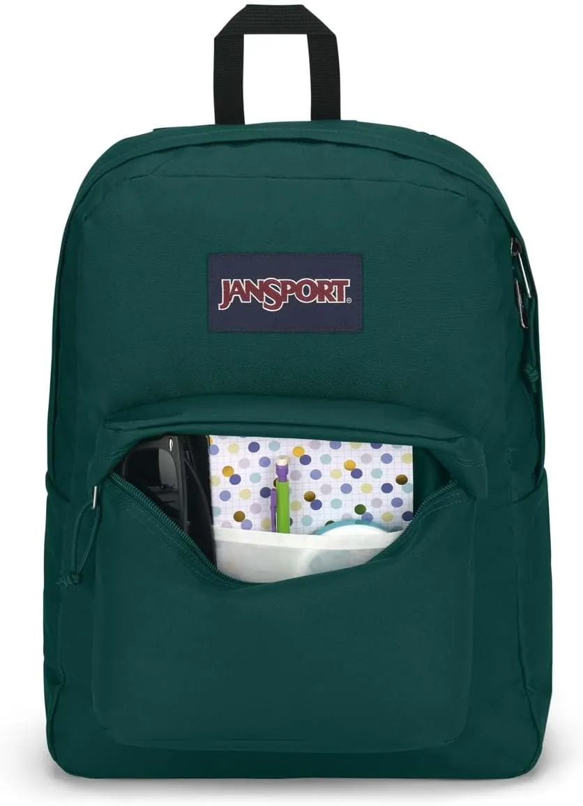 JanSport SuperBreak One Backpacks - Durable, Lightweight Bag with 1 Main Compartment, Front Utility Pocket with Built-in Organizer - Premium Backpack - Deep Juniper