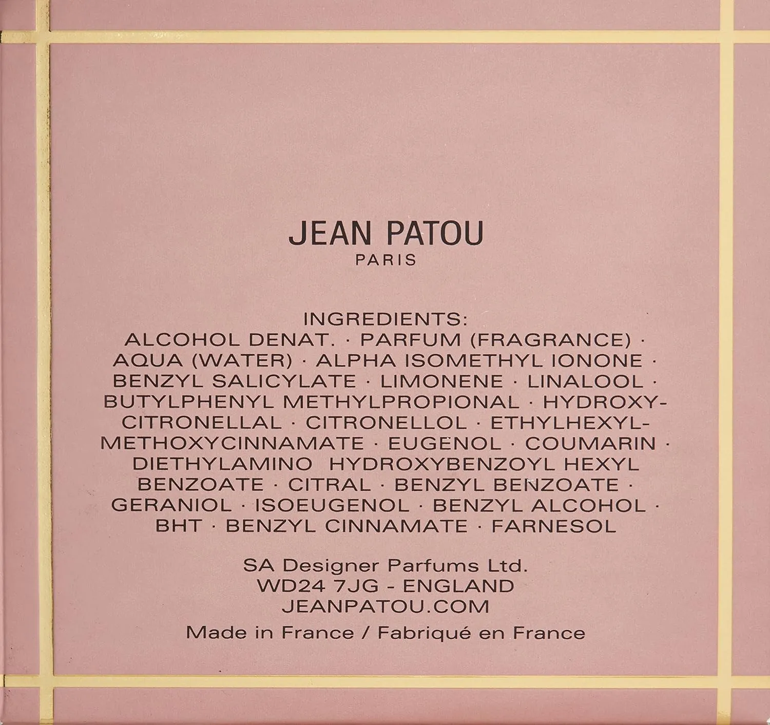 Jean Patou Joy Forever Eau de Parfum Natural Spray, 1.0 Fl Oz