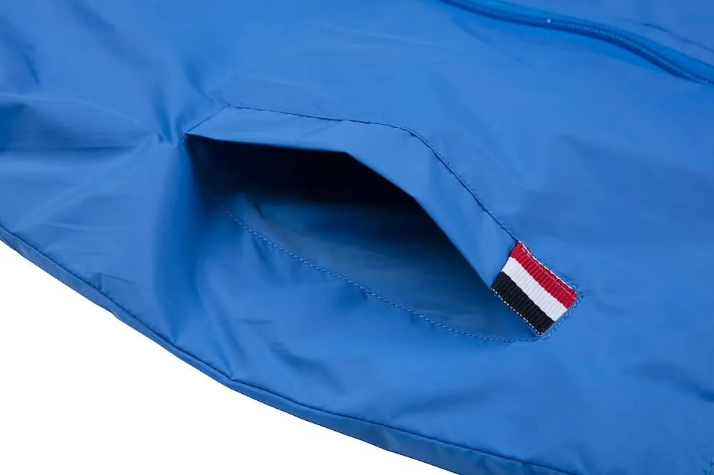 Jingle Bongala Boys Girls Lightweight Breathable Raincoat Waterproof Hooded Rain Jacket Windbreaker Easy to Fold