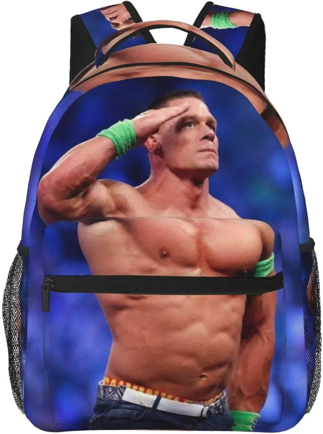 John Wrestler Cena Backpack Adults Bag Casual Backpack Hiking DaypackOne Size
