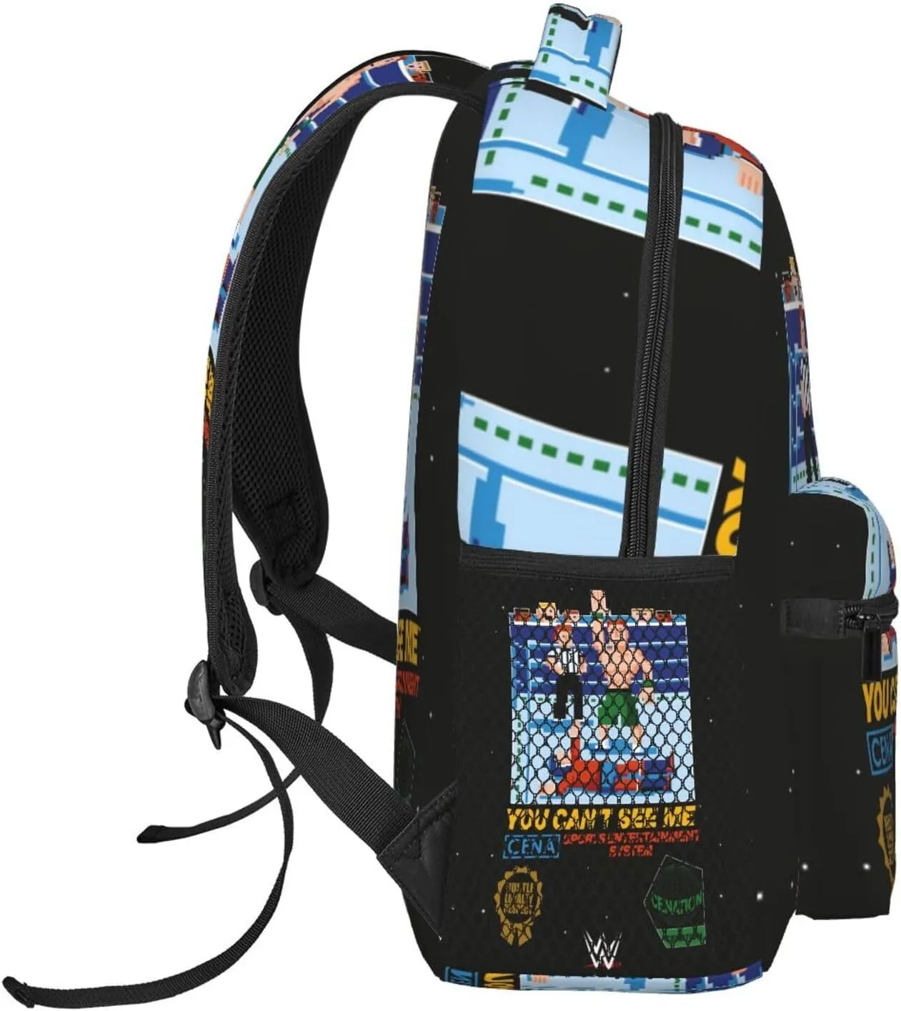 John Wrestler Cena Backpack Adults Bag Casual Backpack Hiking DaypackOne Size