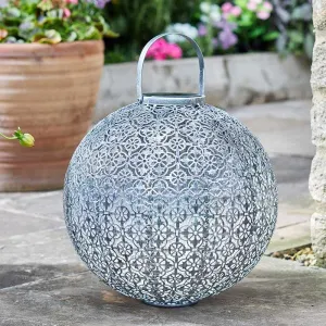 Jumbo Damasque Solar Lantern