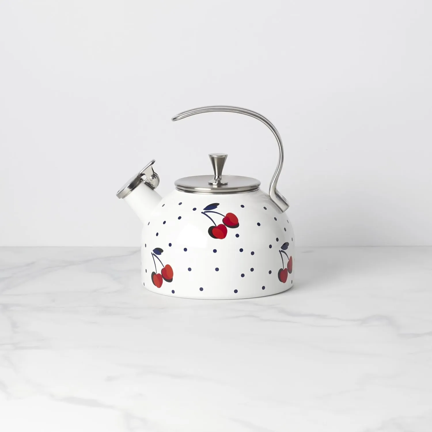 Kate Spade New York Kate Spade Vintage Cherry Dot Tea Kettle, 3.70 LB, Multi