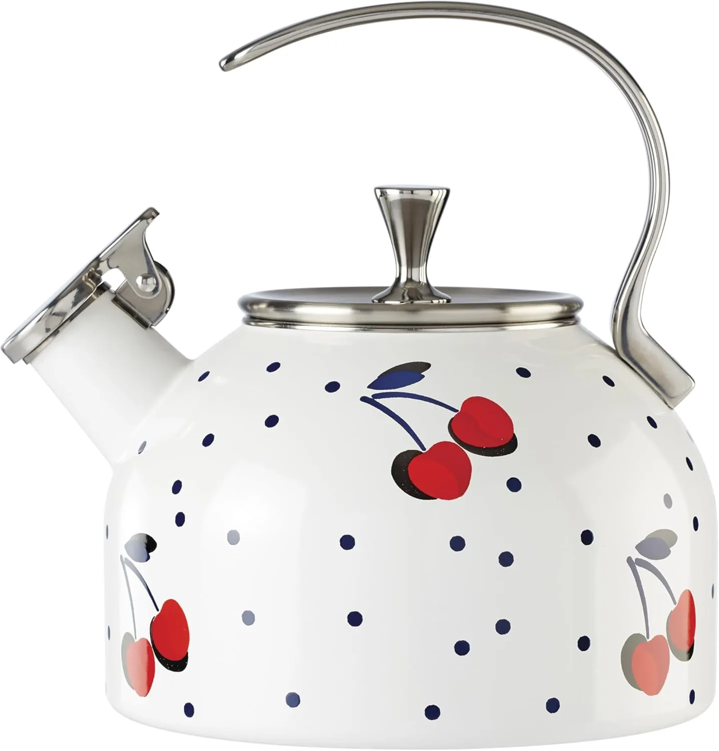 Kate Spade New York Kate Spade Vintage Cherry Dot Tea Kettle, 3.70 LB, Multi
