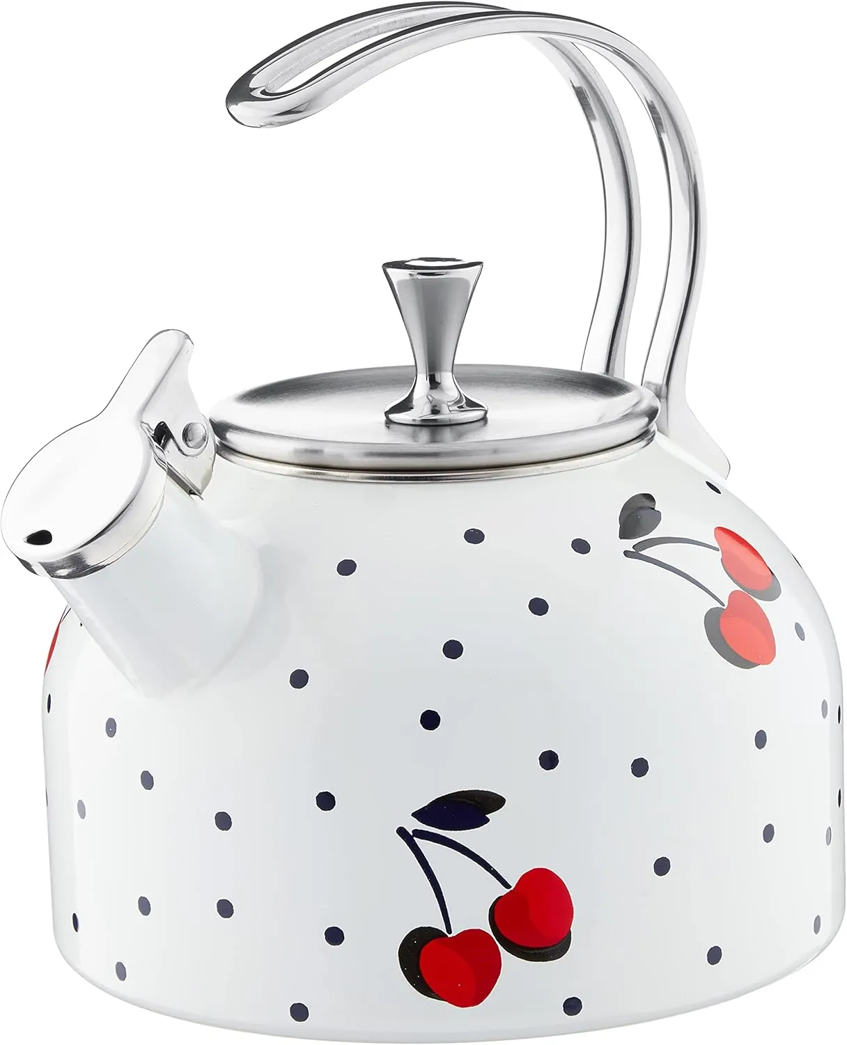 Kate Spade New York Kate Spade Vintage Cherry Dot Tea Kettle, 3.70 LB, Multi
