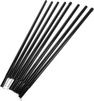 KESYOO 1 Set Tent Poles Tent Support Pole Tent Canopy Rods Tent Rod Replacement Camping Tent Fixed Stick Tent Canopy Pole Metal Tent Pole Kit Camping Tent Rod Tent Tarp Pole Black Iron