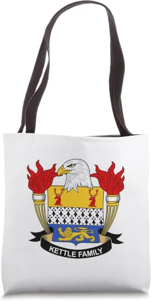 Kettle Coat of Arms - Family Crest Tote Bag