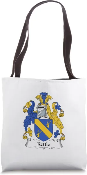 Kettle Coat of Arms - Family Crest Tote Bag