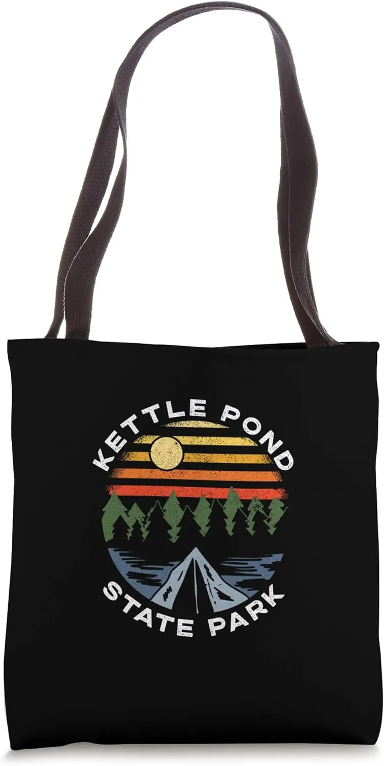 Kettle Pond State Park Vermont Forest VT Vacation Tote Bag