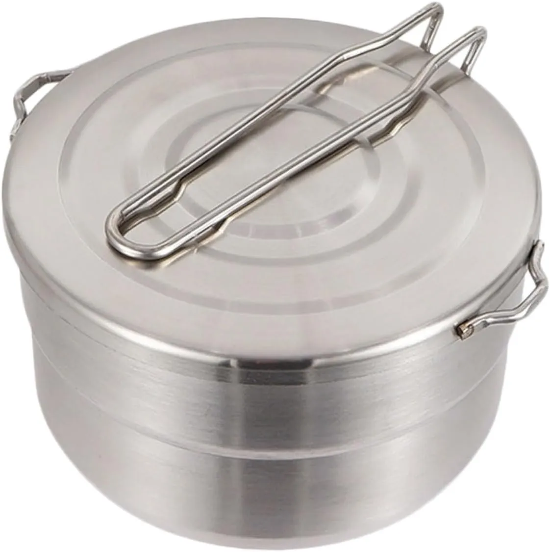 KICHOUSE Backpacking Cookware Camping Bento Pot Compact Hiking Pot Set Kettle Utensils for Safe Healthy Outdoor Cooking