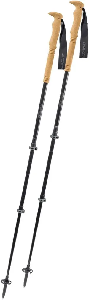 Komperdell Carbon C3 105-140 Cloud Trekking Poles Black Silver