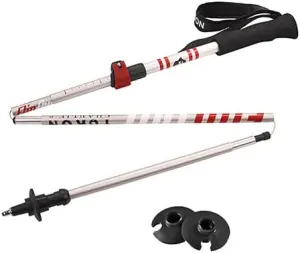 Kwik Tek 83-0108 Yc Flipout Trekking Pole - Aluminum (Red/Silver)