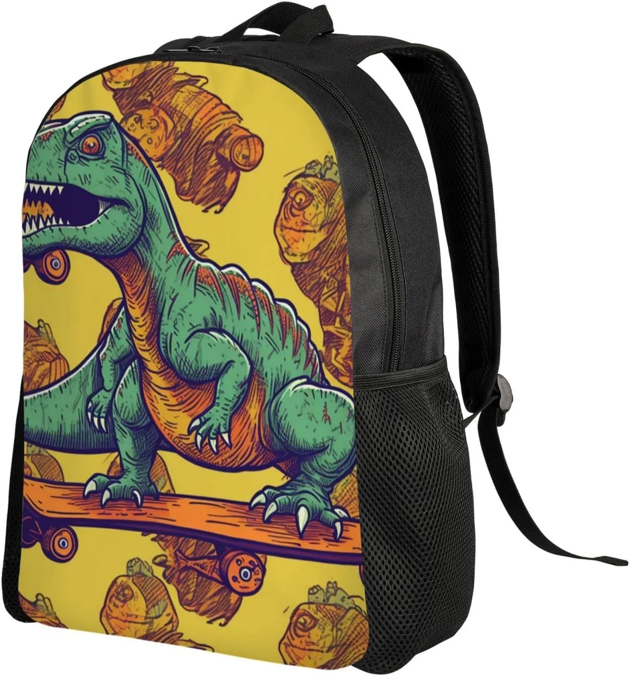 Laptop Backpack for Men Women Lightweight Backpack Skateboard dinosaur Rucksack Laptop Bag Daypack for Travel