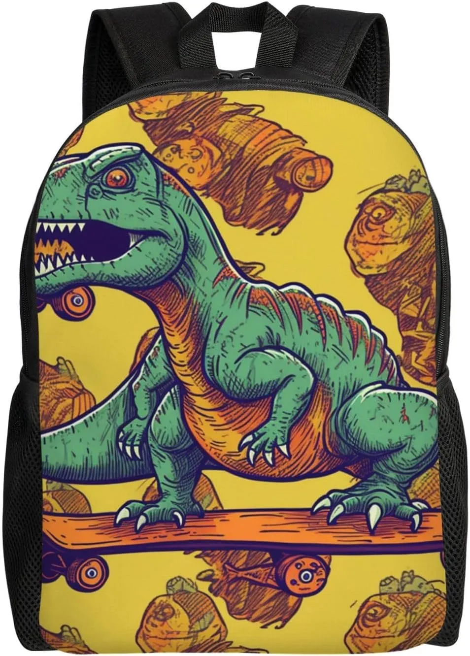 Laptop Backpack for Men Women Lightweight Backpack Skateboard dinosaur Rucksack Laptop Bag Daypack for Travel
