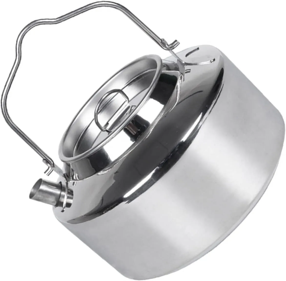 Large Capacity Camping Tea Kettle Professional Outdoor Water Kettle for Hiking Fishing and Rv Trips