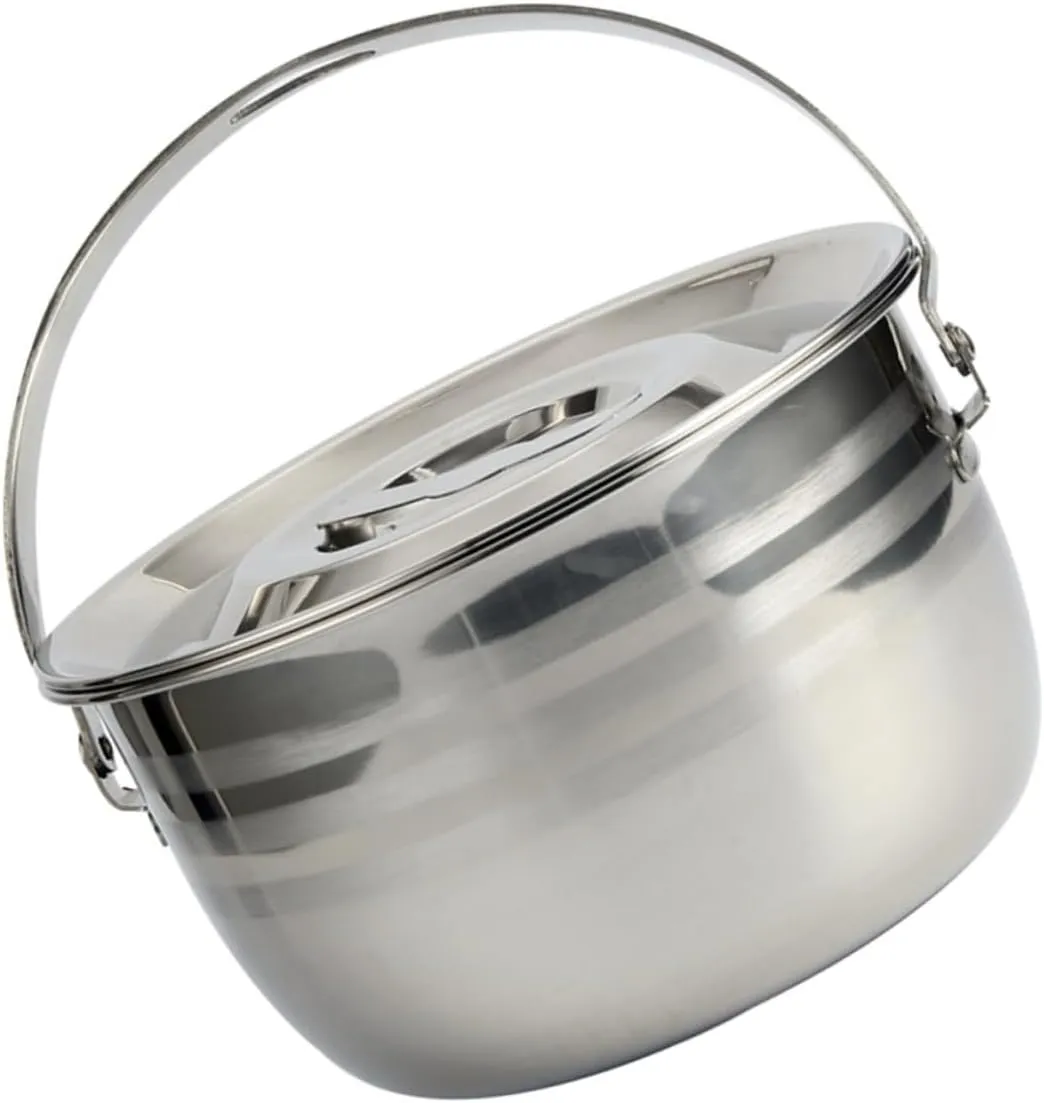 Large Capacity Soup Pot Non-stick Stew Pot for Camping Cook Set Outdoor Cooking