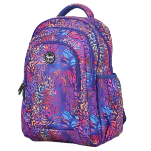 Large School Backpack - Animal Print