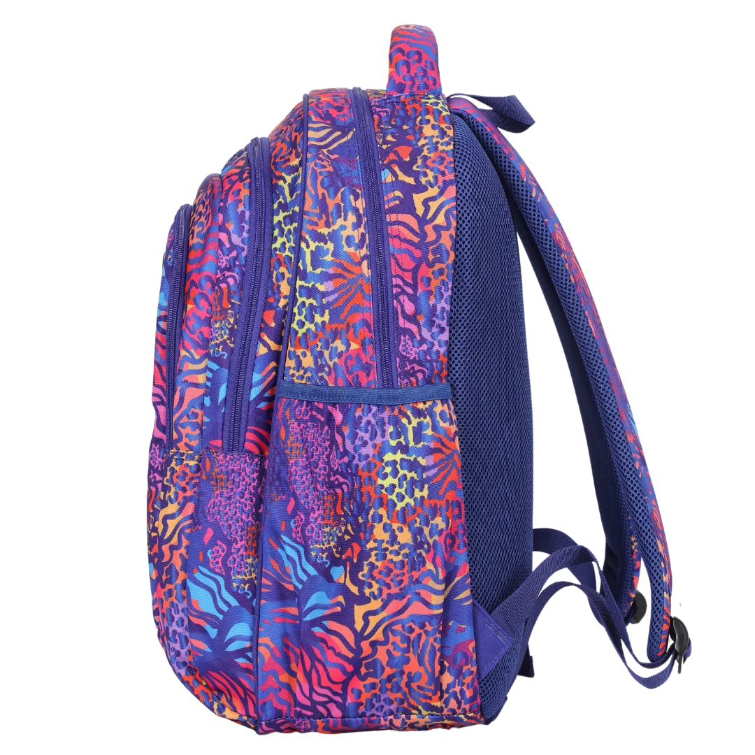 Large School Backpack - Animal Print