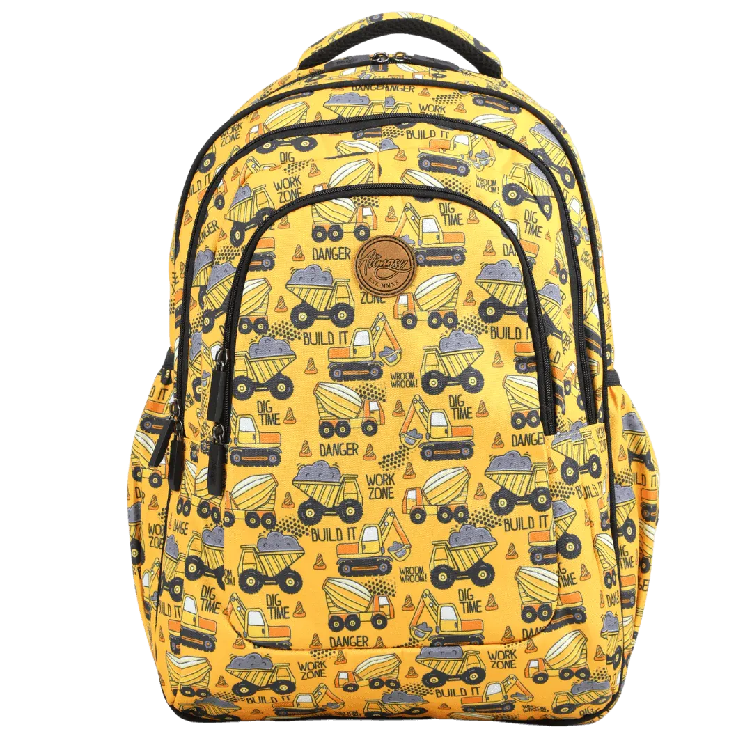 Large School Backpack - Construction