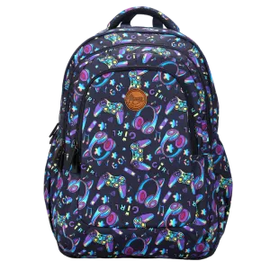 Large School Backpack - Girl Gaming