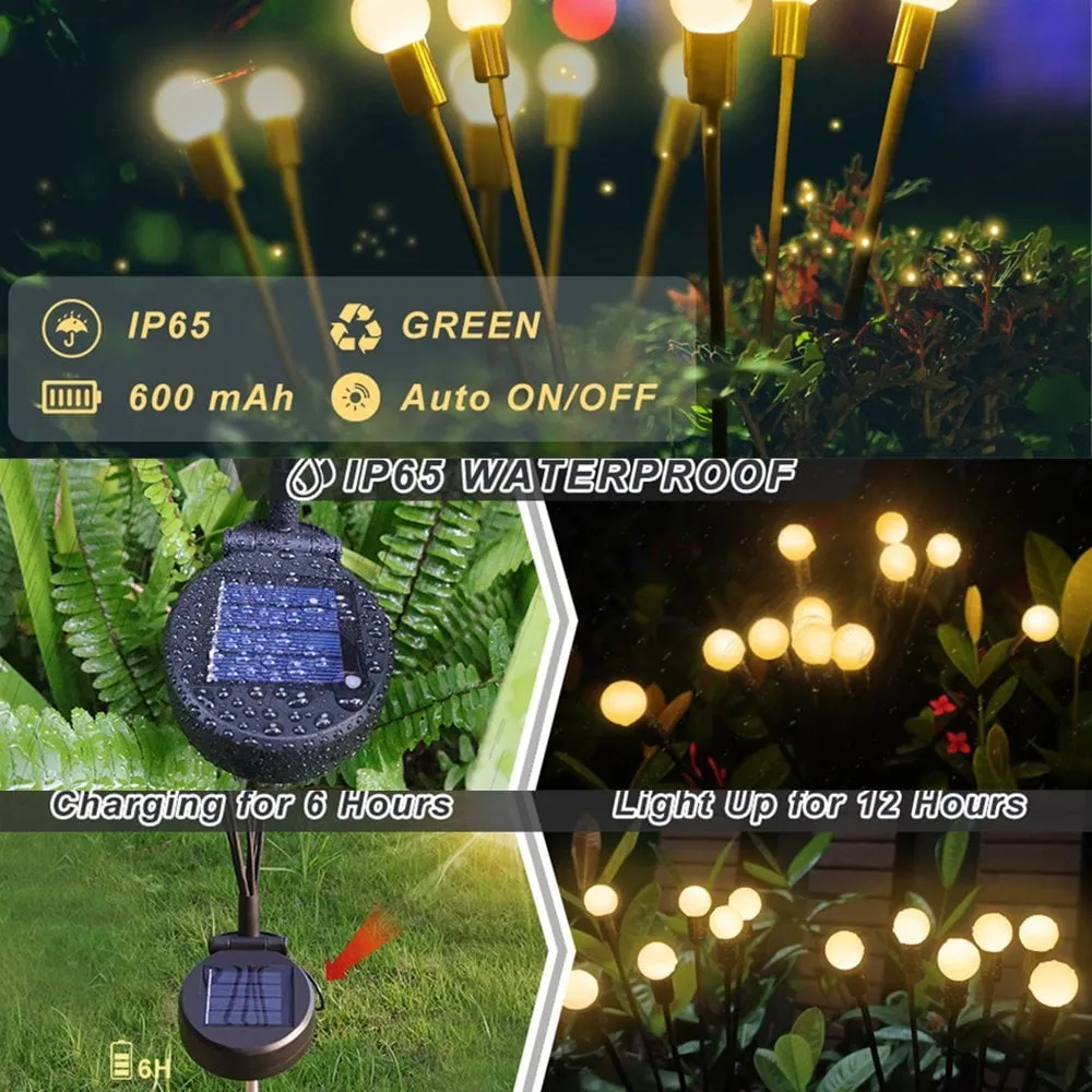 🔥Last Day 49% OFF- Solar Powered Firefly Garden Light