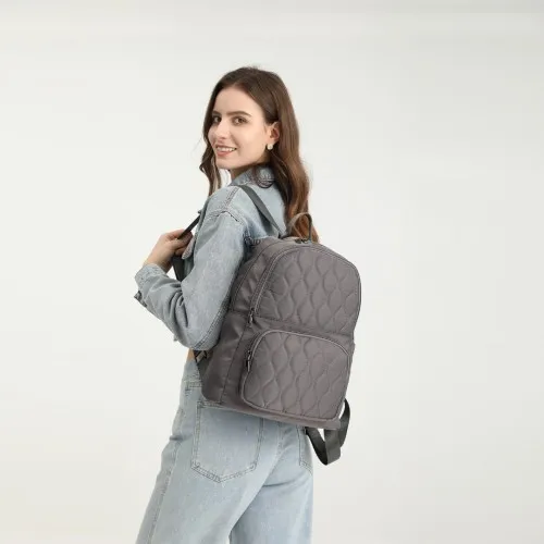 LB2250 - Miss Lulu Casual Lightweight Ladies Backpack - Black
