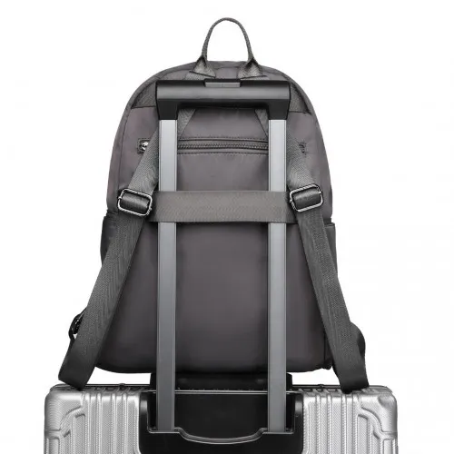 LB2250 - Miss Lulu Casual Lightweight Ladies Backpack - Grey