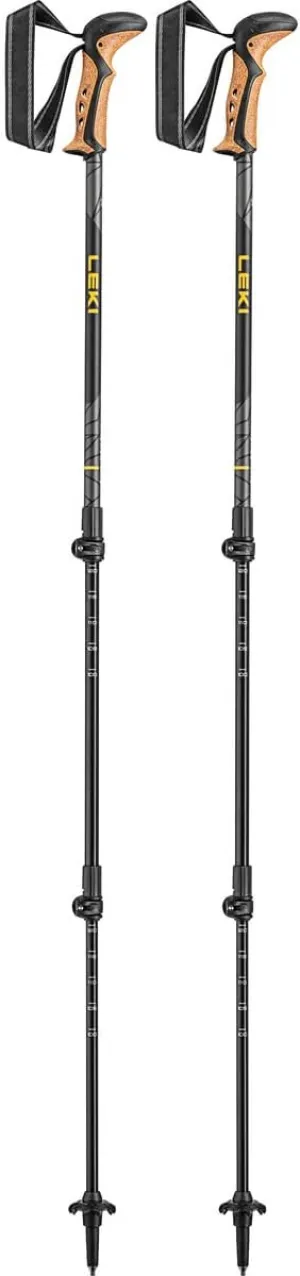 LEKI Khumbu Lite Aluminum Adjustable Lightweight Walking Poles for Trekking & Hiking
