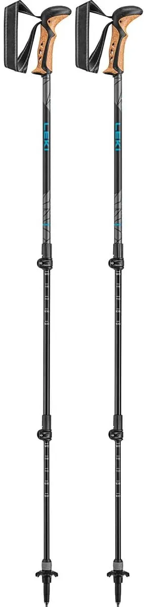 LEKI Khumbu Lite AS Aluminum Adjustable Lightweight Walking Poles for Trekking & Hiking