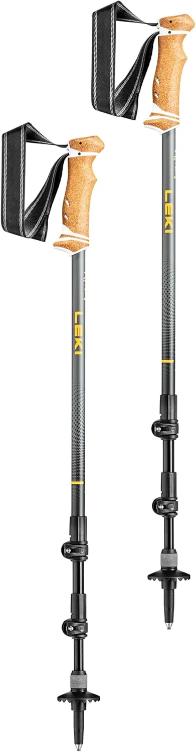 LEKI Lhasa AS Aluminum Adjustable Lightweight Walking Poles for Trekking & Hiking