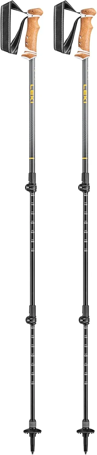 LEKI Lhasa AS Aluminum Adjustable Lightweight Walking Poles for Trekking & Hiking