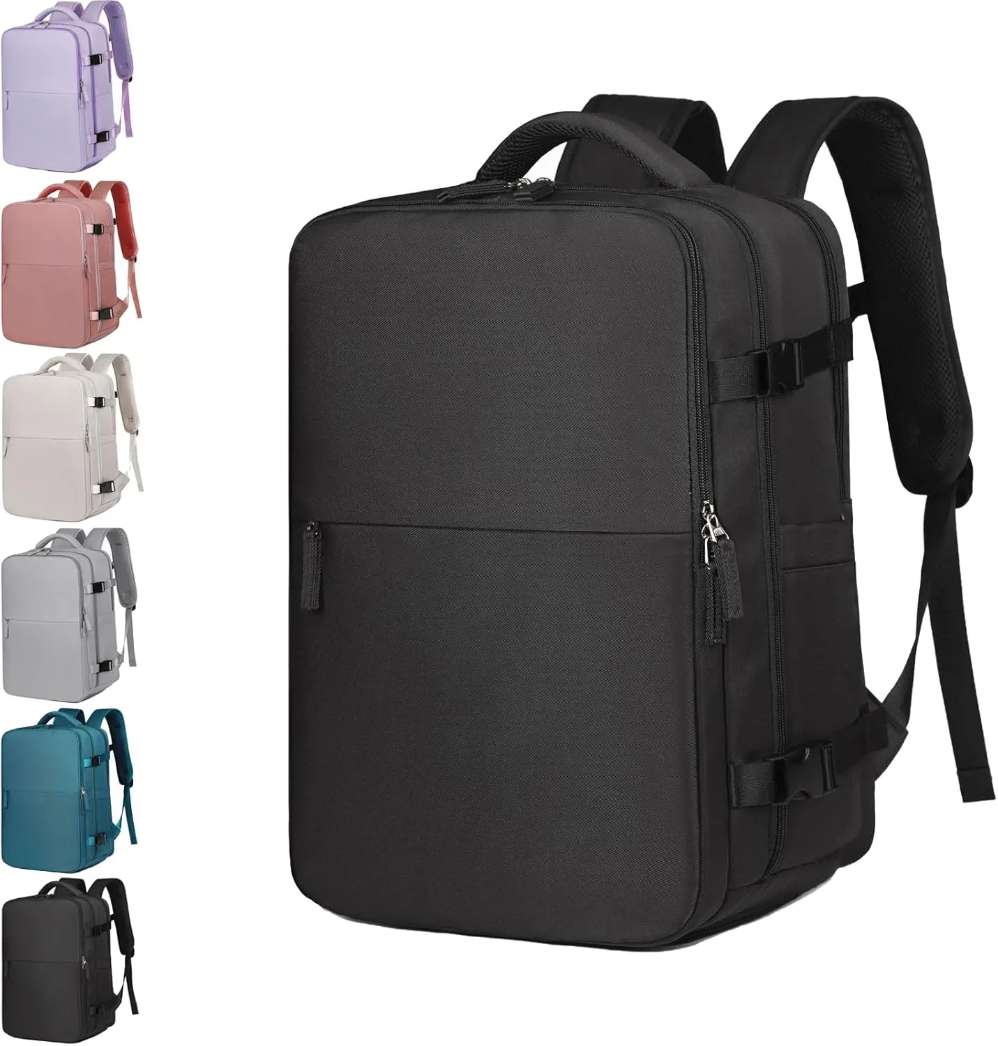 Levettevac Mochila, Levettevac Backpack, LevetteBag Backpack, Levette Bag, Large Capacity Bag with Separate Compartment (Black)